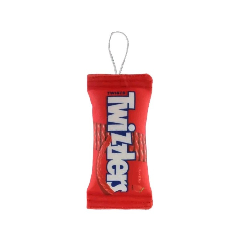 Twizzlers Plush Polyester Hanging Christmas Tree Ornament Red Size 5x2