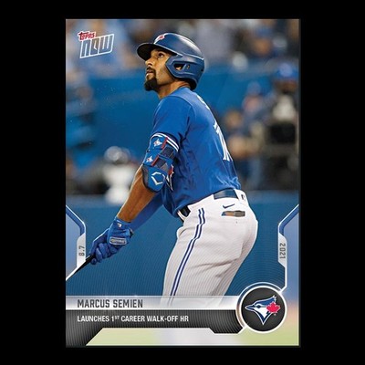 Marcus Semien - 2021 MLB Topps Now Card 627 - Print Run: 254 Toronto Blue Jays