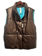 Fabletics Oversized Puffer Vest High-Shine Black — listing 5