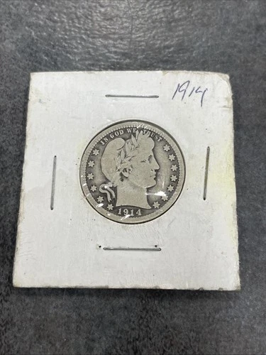 1914 d Barber Quarter