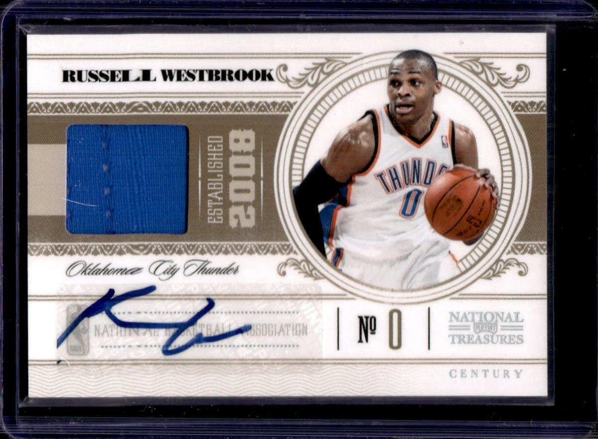 Panini Russell Westbrook Basketball Autographed Sports Trading