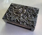 S Kirk & Son Inc. Sterling Silver Repousse Match Box Holder 22.2 g EC NR