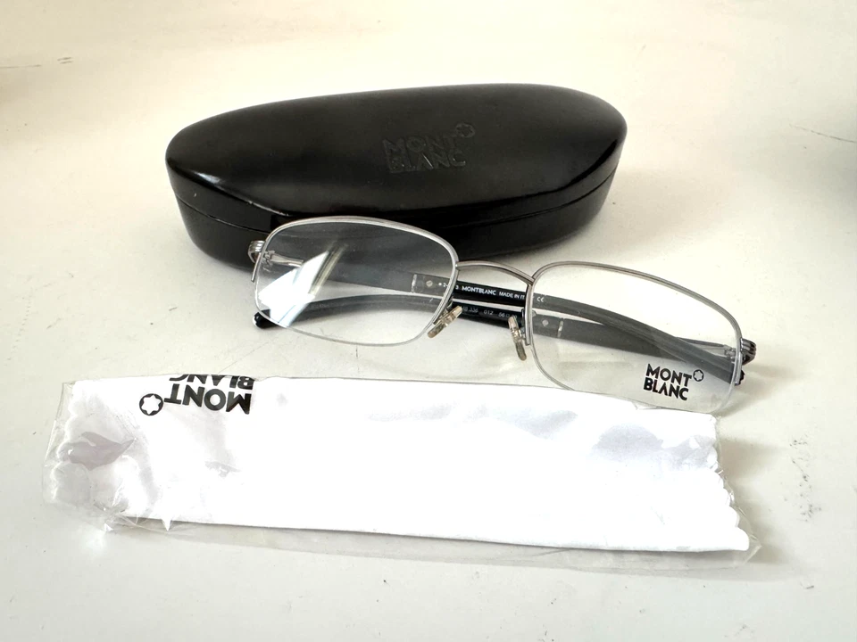 Montblanc Nuevas Gafas Paladio Gunmetal MB 336 012 56 20 140 Foto 2 de 4