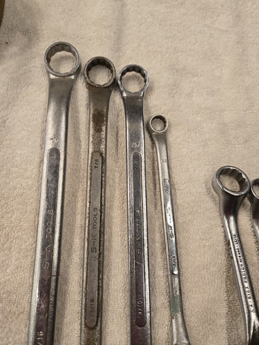 WRENCHES DOUBLE BOX LOT OF 7 S&K PROTO - Foto 3 di 6