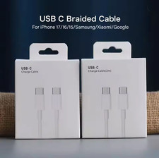 USB C to USB C Cable Fast Charger for iPhone 15 16 17 Pro Max iPad Mac 1M