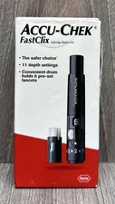Accu-Chek FastClix Lancing Device & 6 Lancets for Diabetic Testing​ EXP 05/2026+