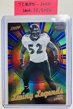 2023 Prestige Ray Lewis Living Legends Xtra Points Blue #49/249 Ravens