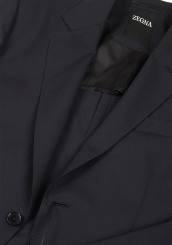 ZEGNA Signature Tailored Blue Suit Size 48 IT / 38R U.S. New With Tags - Picture 2 of 8