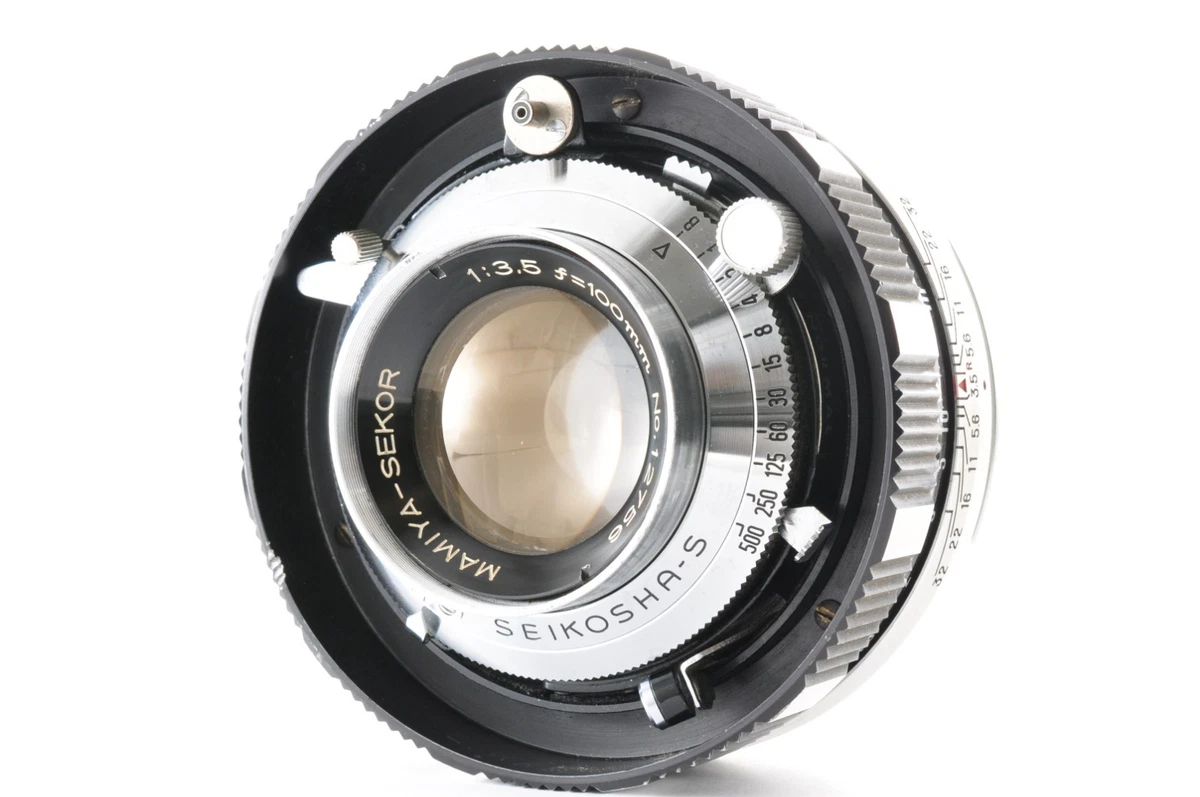 Mamiya f/3.5 Camera Lenses 100mm Focal for sale | eBay