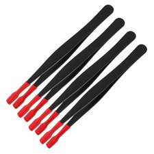4 Pcs Rubber Tweezers Tip Stainless Steel Craft Hand Tools Stamp