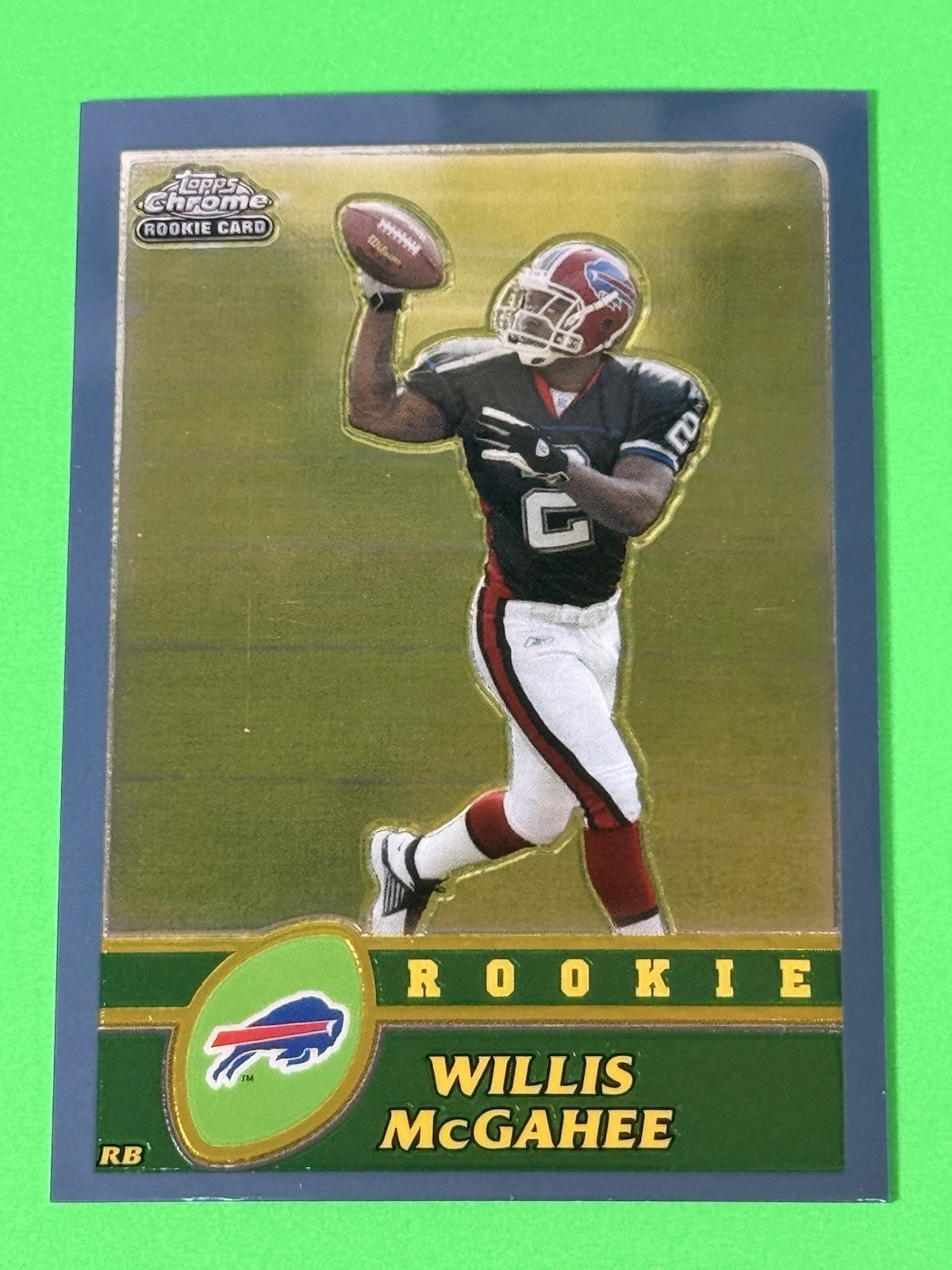 2003 Topps Chrome Willis McGahee RC Bills #215 Miami Hurricanes 