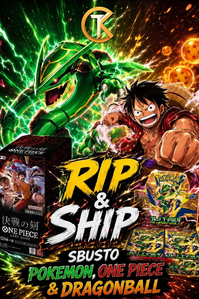 Live Shōnen Mix TKCollectibles🔥Pokemon / One Piece / Magic / Dragon Ball