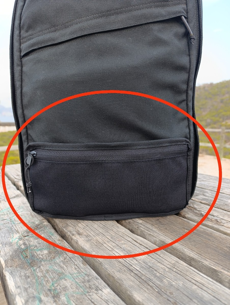 12x6 FLAT molle/loop pouch for Goruck Gr1 Rucker Shooter GWA