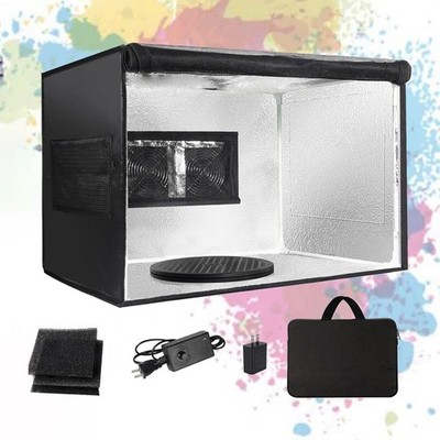 Spray Booth Paint Tent US Plug Modular Accessories Easy to Clean Painting