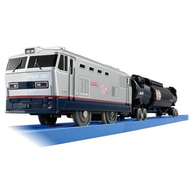Takara Tomy Plarail S-46 EF510 Red Thunder Silver Edition Zugspielzeug für 3 ...