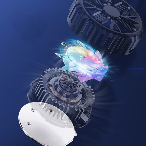65mm RGB Cooler Radiator Phone Tablet Game Semiconductor Heatsink Cooling Fan - Photo 8 sur 12