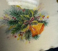 VTG Rice Paper Silk Effect Christmas Napkins Baumgarten’s Holiday NEW 20 Qty