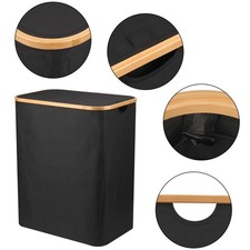 100/140L Lid Laundry Basket Extra Large Washing with Removable Laundry Bags