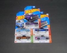 Hot Wheels '83 Chevy Silverado Lot Of 5 - DG Exclusive, Black Widow read desc 
