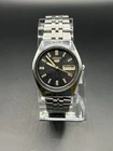 Seiko 5 Automatic 7625 – Vintage Black Dial – Works – Day/Date