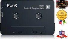 Car Audio Receiver, Bluetooth Cassette Receiver Tape Aux Adapter Player W