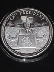 1 oz Silver Round Trump Pence Rally Promises Kept RARE Retired