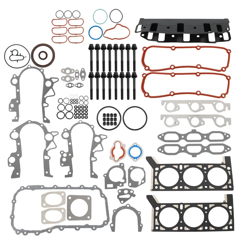 For 04-10 Chrysler Pacifica Town Country Dodge 3.8L Full Gasket Set Head Bolts Foto 4 de 4