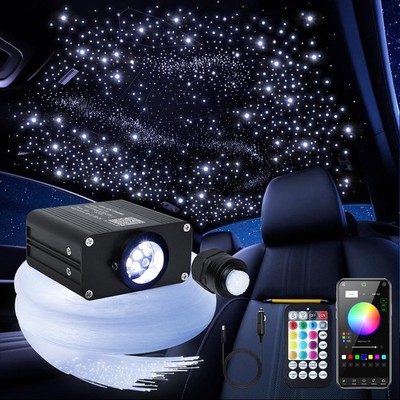 Car Home Starlight Headliner Star Ceiling Light Kit Twinkle & Sound Activate ...