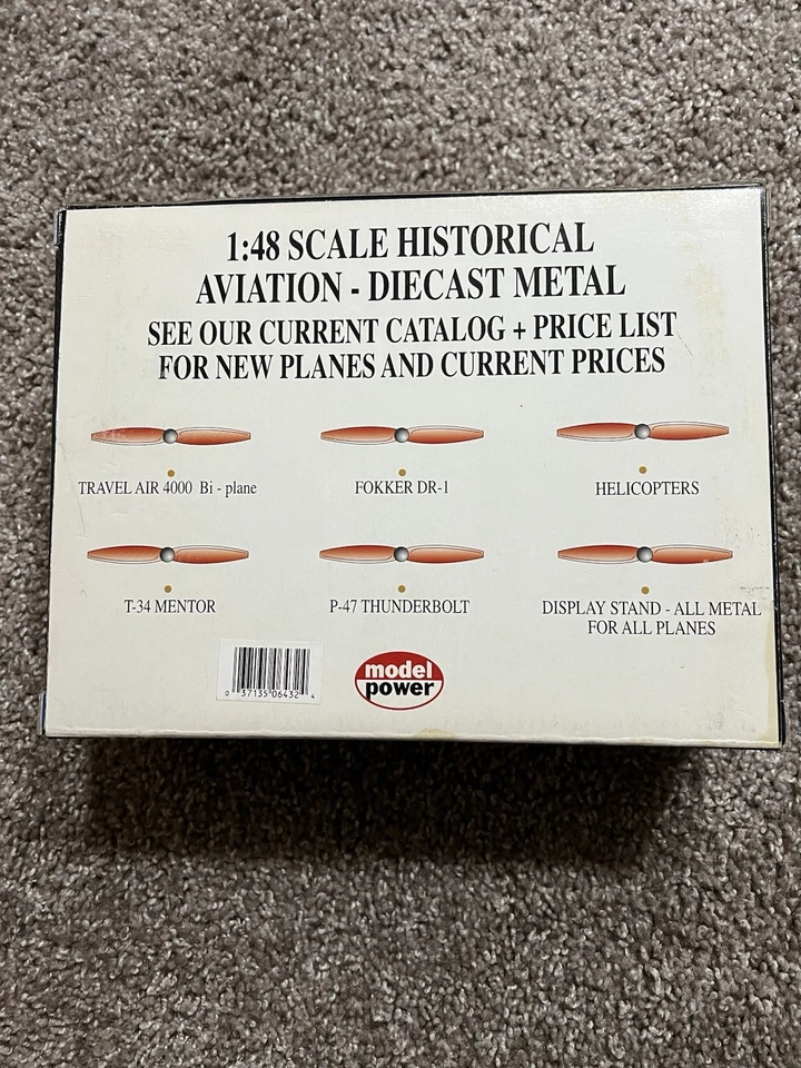 Model Power- Fokker DR-1 Triplane, Ltn. Josef Jacobs, 1:48 #6432 - Image 2 of 4