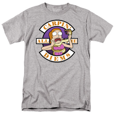 Rick And Morty - Carp En All Them Diems - Adult Men T-Shirt