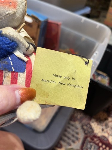 Annalee Dolls 6” Colonial Patriot Mouse 1971 Vtg Girl Mouse w/tag - Picture 3 of 4