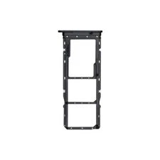 SIM microSD Card Tray Dual for Samsung Galaxy A05 Black Repair Fix Cell