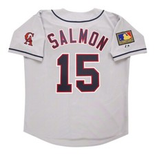 Tim Salmon 1994 California Angels Grey Road Men's Jersey w/ 125th Patch
