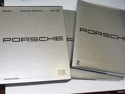 PORSCHE CATALOGUE RAISONNE, 1947-1993, PASINI, HARDCOVER, 2 PORSCHE CATALOGUE RAISONNE, 1947-1993, PASINI, HARDCOVER, 2