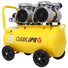 2.5 HP Silent 13 Gallon Air Compressor - Oil-Free Portable 70 dBA with Wheels