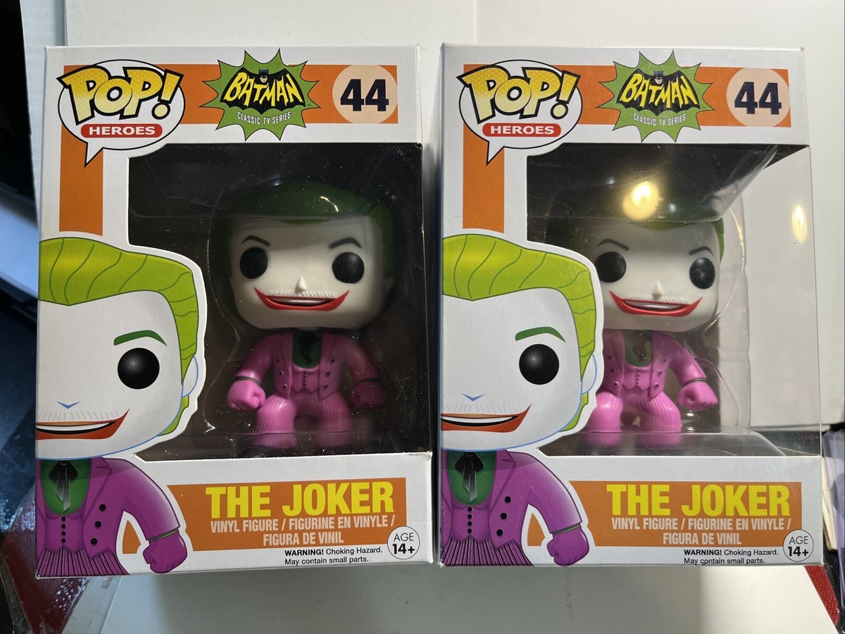 2 Funko Pop! Heroes 1966 The Batman Classic TV Series The Joker