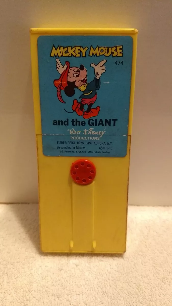 Vintage Fisher Price Mickey Mouse The Giant Movie Cartridge eBay