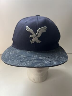 American Eagle Outfitters Blue Trucker Snapback Ball Hat Cap