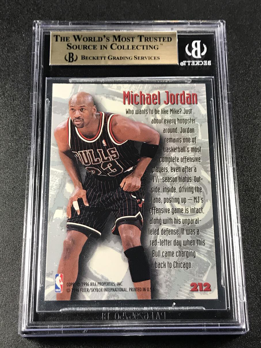 MICHAEL JORDAN 1995 FLEER METAL 212 NUTS & BOLTS FOIL CARD BGS 9.5 GEM NBA MJ eBay