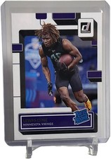 Lewis Cine 2022 Donruss Rated Rookie RC Football Card #363 Vikings W/Top Loader