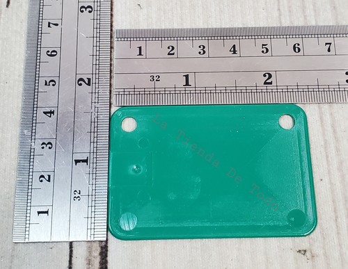 95 DURABLE PLASTIC GREEN PTL MESH BASKET LABEL TAGS FITS 1950 GERMANY MADE READ - Picture 4 of 4
