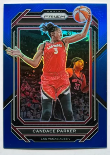 2023 Panini Prizm WNBA #77 Candace Parker Blue Prizm 114/175