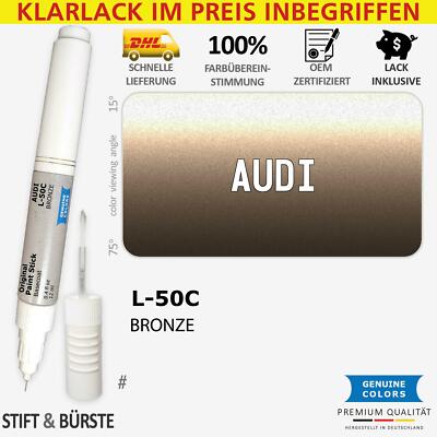 Felge L 50C BRONZE #N A Lackstift für AUDI # Kratzer Stift Lackreparatur Origin