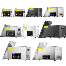 CREWORKS 2L-30L Ultrasonic Cleaner with Timer & Heater Digital Sonic Cleaner