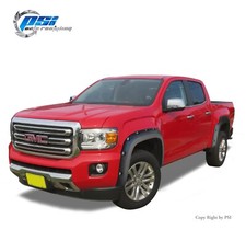 Pocket Bolt Style Fender Flares Fits Gmc Canyon 2015-2020 52 Bed Textured Pocket Bolt Style Fender Flares Fits Gmc Canyon 2015-2020 52 Bed Textured