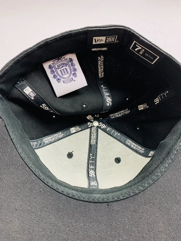 OG BILLIONAIRE BOYS CLUB HAT 7 3/8 BLACK WHITE LV BBC HUMAN MADE NIGO SOLD OUT - Image 3 of 4