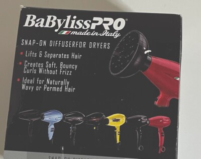 BABYLISS PRO Snap-On Diffuser for Mid-Size Dryers -- BABDF2, adds body & volume