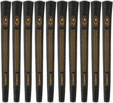 Avon Chamois Black Jumbo Golf Grips - Set of 10 - New