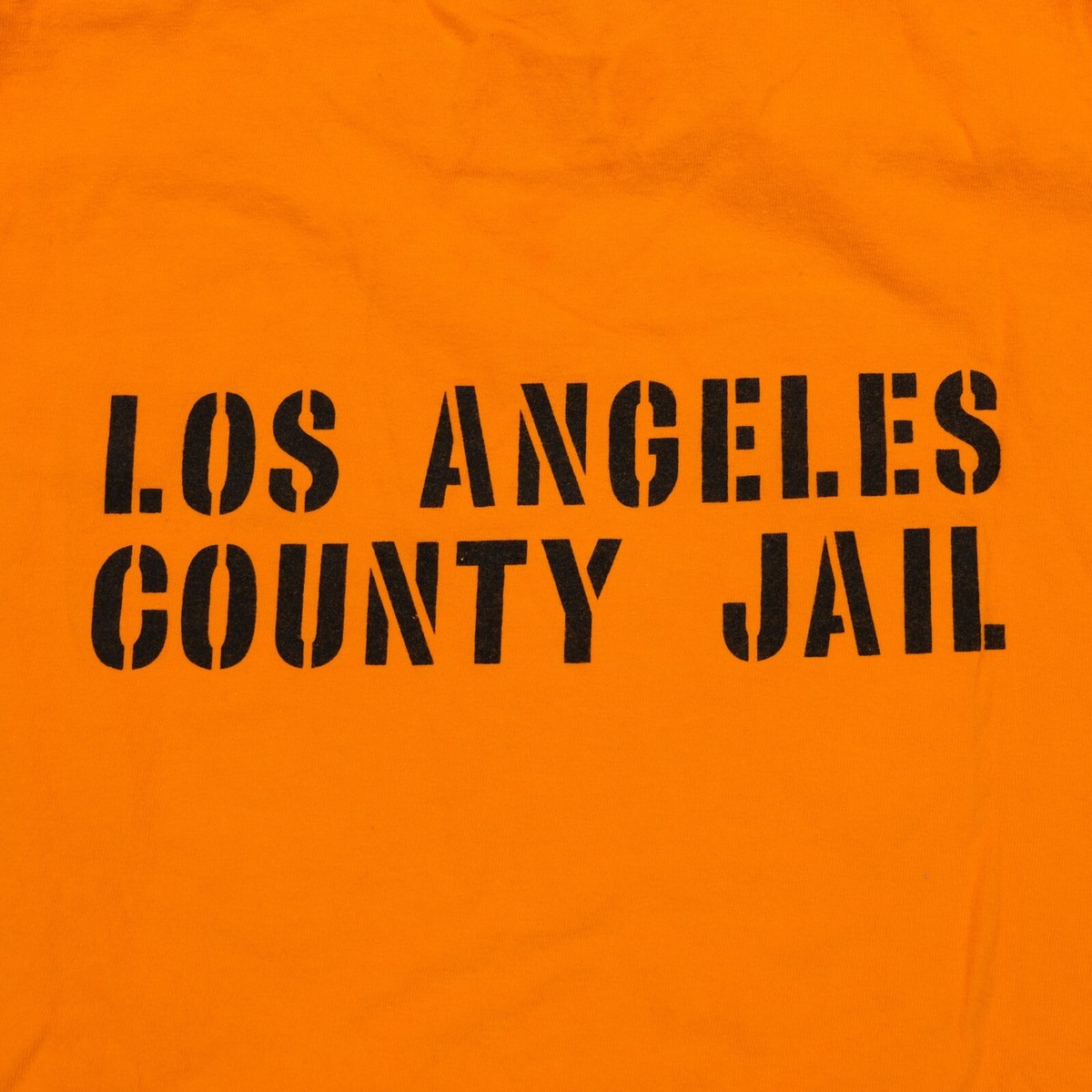 【THEAIRTOWN】town jail back open top Rare Vintage ALSTYLE Los Angeles County Jail T Shirt 90s