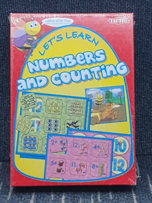 TACTIC LETS LEARN NUMBERS AND COUNTING BRANDNEU OVP SPIEL 2010 SELTEN